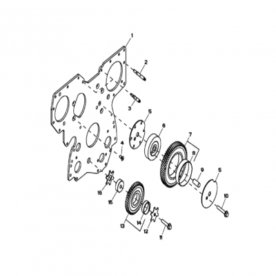 Group 36: Front Plate & Crankshaft Upper Idler Gears,  第36組：前板&曲軸上惰輪，“GM93289,”“GM93285,”“GM91650,”“GM85414,”“GM85412,”“GM8541