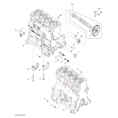 Group 46: Cylinder Block, continued  第46組：氣缸體，“GM93289,”“GM93285,”“GM91650,”“GM85414,”“GM85412,”“GM85410,”“GM51613,”