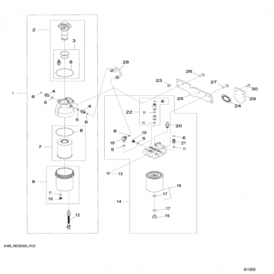 Group 81: Primary Fuel Filter, continued  第81組：燃油初級(jí)濾清器，&amp;ldquo;GM93289,&amp;rdquo;&amp;ldquo;GM93285,&amp;rdquo;&amp;ldquo;GM91650,&amp;rdquo;&amp;ldquo;GM85414,&amp